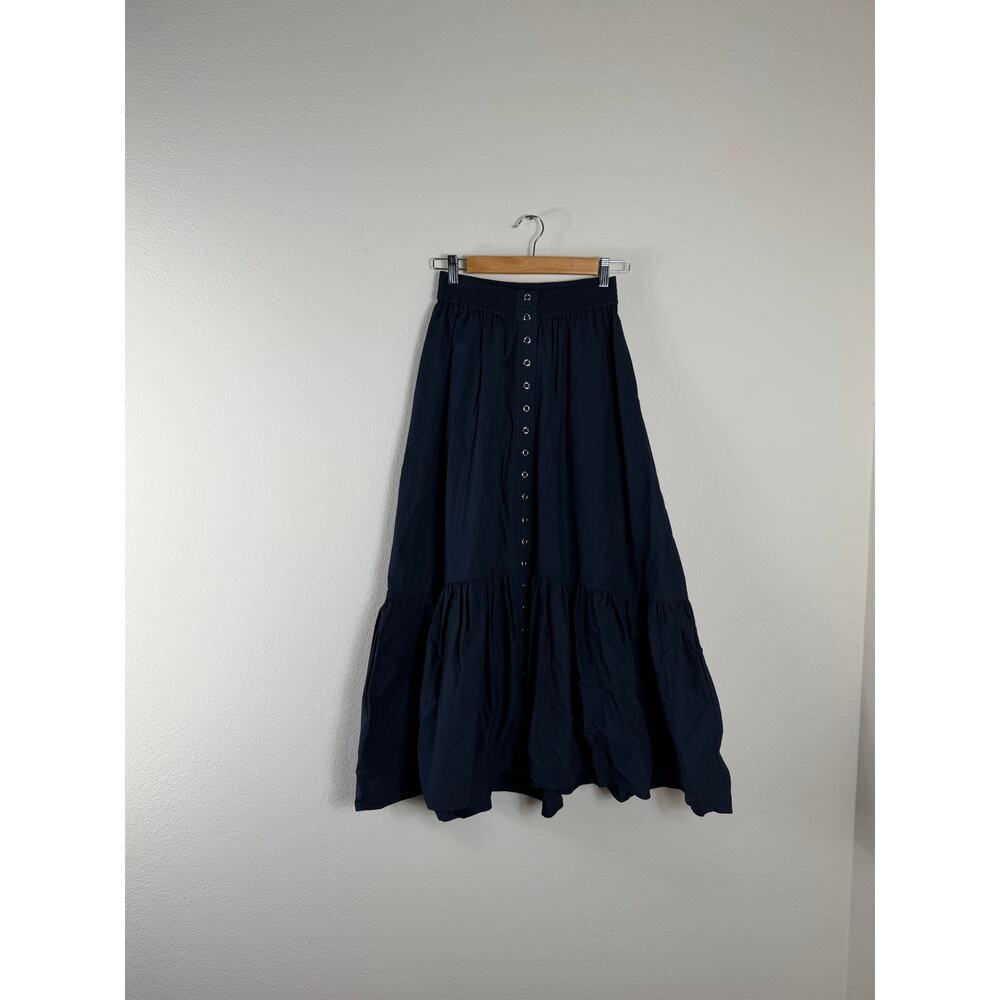 A.L.C jade navy blue skirt size 2 - Picture 3 of 9